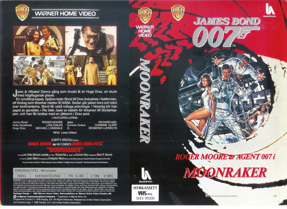 99200 MOONRAKER (vhs)röd